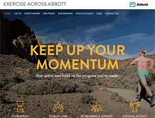 Tablet Screenshot of exerciseacrossabbott.com